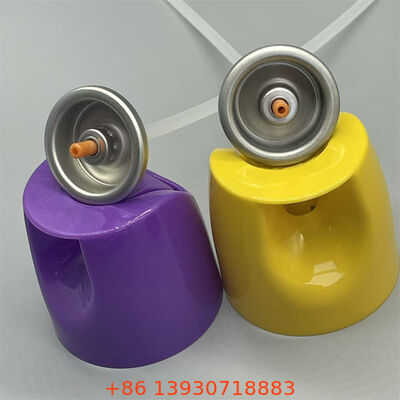 Aerozolowy zawór do wodnych insektycydów z wysokim wydatkiem, regulowanym przepływem i szczelnym zamknięciem