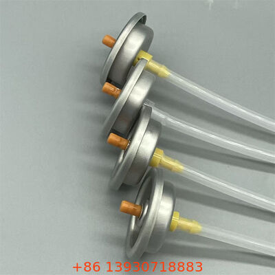 Aerozolowy zawór do wodnych insektycydów z wysokim wydatkiem, regulowanym przepływem i szczelnym zamknięciem