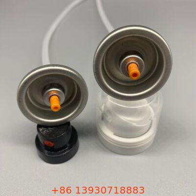 Wysokowydajny zawór aerozolowy do suchego szamponu z systemem równomiernego rozprowadzania mgiełki