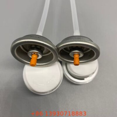 Wysokowydajny zawór aerozolowy do suchego szamponu z systemem równomiernego rozprowadzania mgiełki