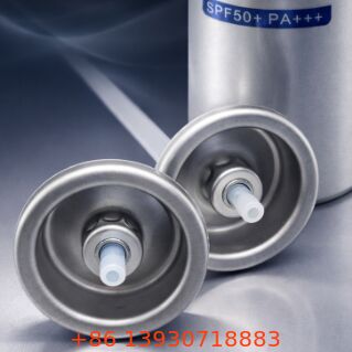 Zawór pompy ochrony przeciwsłonecznej z kontrolowaną dystrybucją, konstrukcją z blachy i tworzyw sztucznych do różnych preparatów balsamów