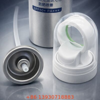 Zawór pompy ochrony przeciwsłonecznej z kontrolowaną dystrybucją, konstrukcją z blachy i tworzyw sztucznych do różnych preparatów balsamów