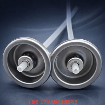 Zawór pompki do dozowania balsamu z blaszanym i plastikowym wykończeniem, kompatybilny z różnymi formułami, do stosowania z filtrami przeciwsłonecznymi