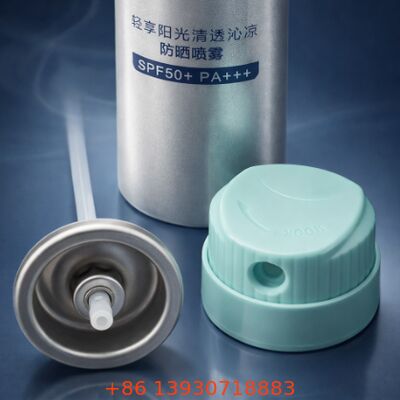 Zawór pompki do dozowania balsamu z blaszanym i plastikowym wykończeniem, kompatybilny z różnymi formułami, do stosowania z filtrami przeciwsłonecznymi