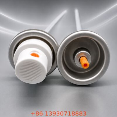 Przemysłowy zestaw zaworu aerozolowego do piany z rozmiarem zaworu 1 cal i opcjami nakrętki 57 mm / 65 mm w konstrukcji metalowo-plastikowej