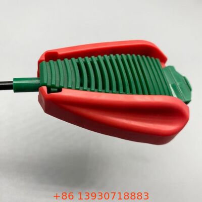 Zkładany aktywator spustu z mechanizmem zamykania zabezpieczającym przed wyciekiem, zintegrowaną rurą przedłużającą i dwustronną dyszą rozpylającą do aerozoli