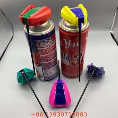 Premium Aerosol Foldable Trigger Cap z mechanizmem zamykania zabezpieczającym przed wyciekiem i zintegrowaną rurą przedłużającą do oprysku podwójnego działania
