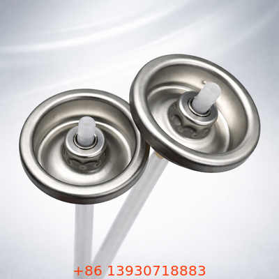 Powder-Based Formulation Compatible Aerosol Spray Valve with Fine-Mist Dispensing for Upright and Inverted Use