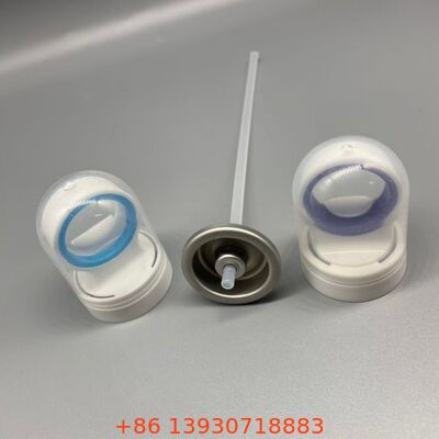 Zawór aerozolowy do ochrony przeciwsłonecznej z osłoną zabezpieczającą do ciągłego stosowania filtrów przeciwsłonecznych