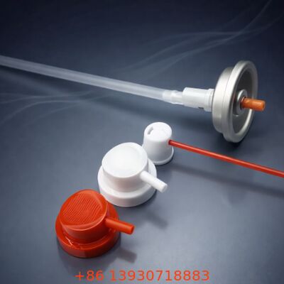 Jeden cal metalowego zaworu aerosołowego z cysternki do zastosowań w zakresie rozpylania odwróconych o 360°